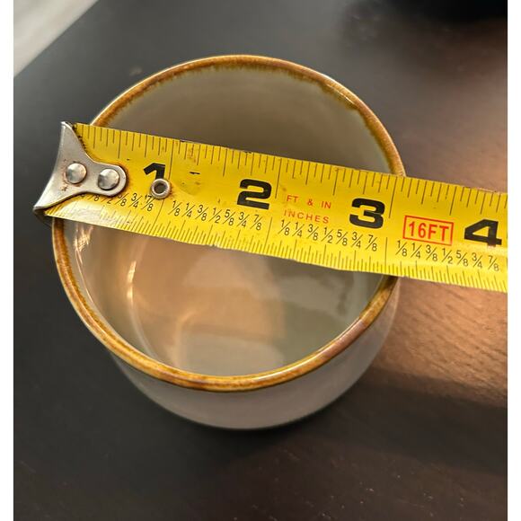 VTG Copenhagen B&G Porcelain Tema Stoneware Stackable Creamer Sugar & Mug - Picture 4 of 12